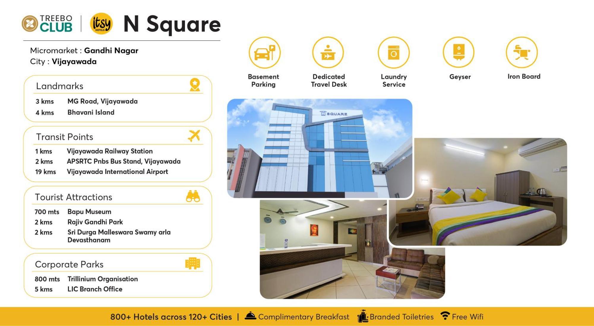Itsy Hotels N Square Vijayawada Exterior photo